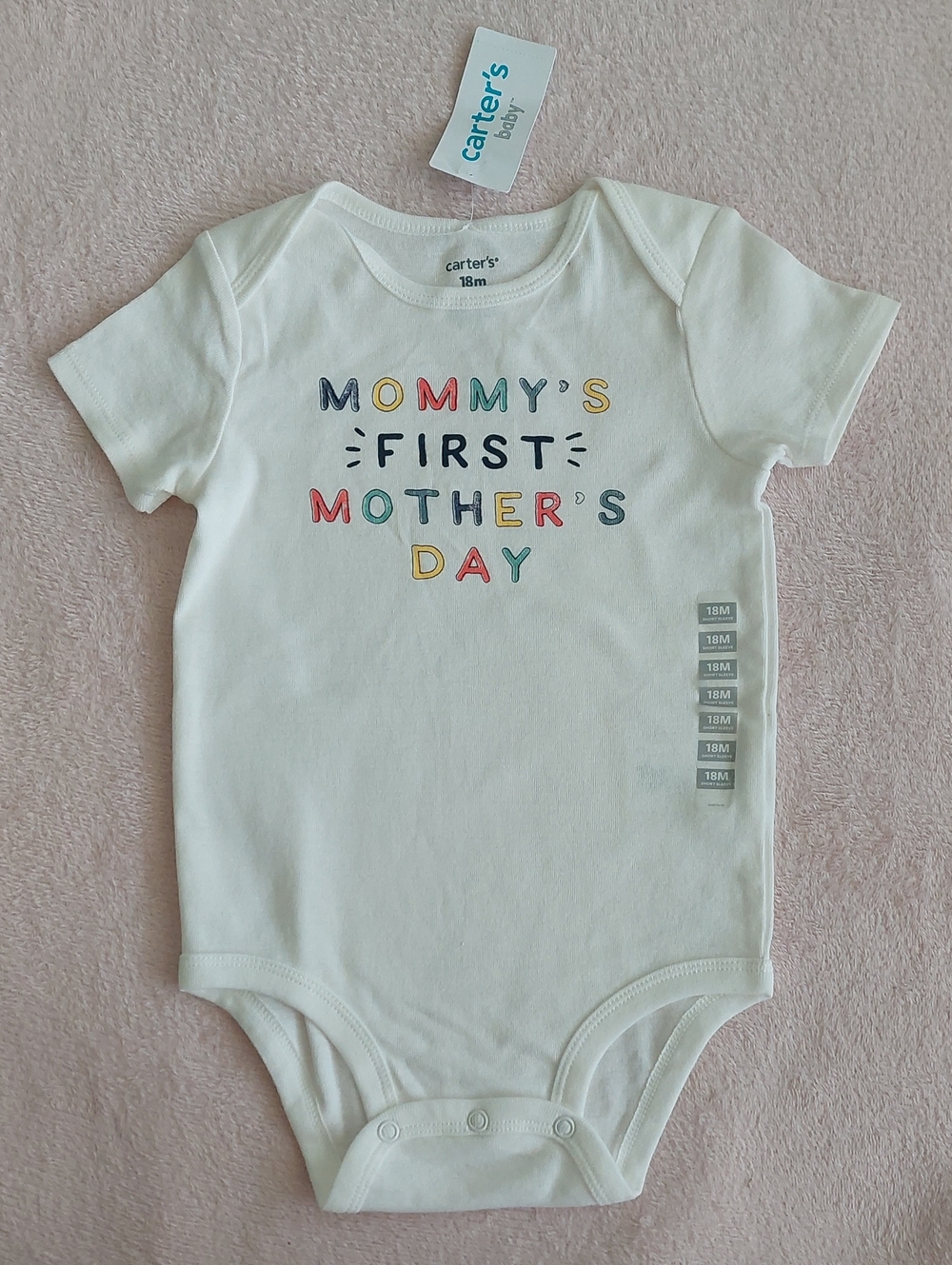 CARTER'S MOMMY'S "FIRST" MOTHER'S DAY Onesie NWT